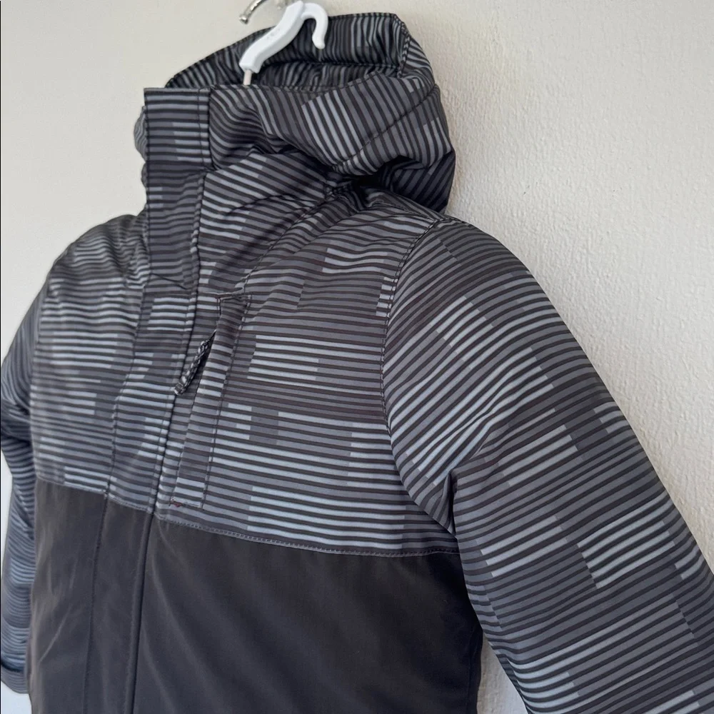The Children’s Place black neon convertible fleece interior shell jacket medium